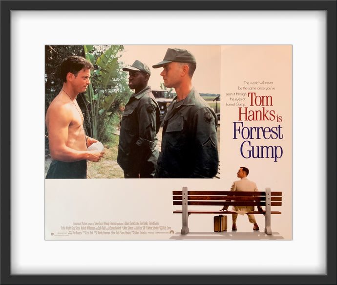 An original 11x14 lobby card for the film Forrest Gump