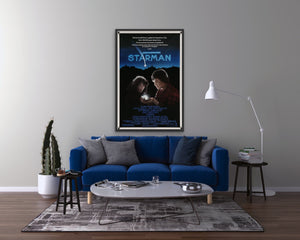 An original movie poster for the John Carpenter film Starman