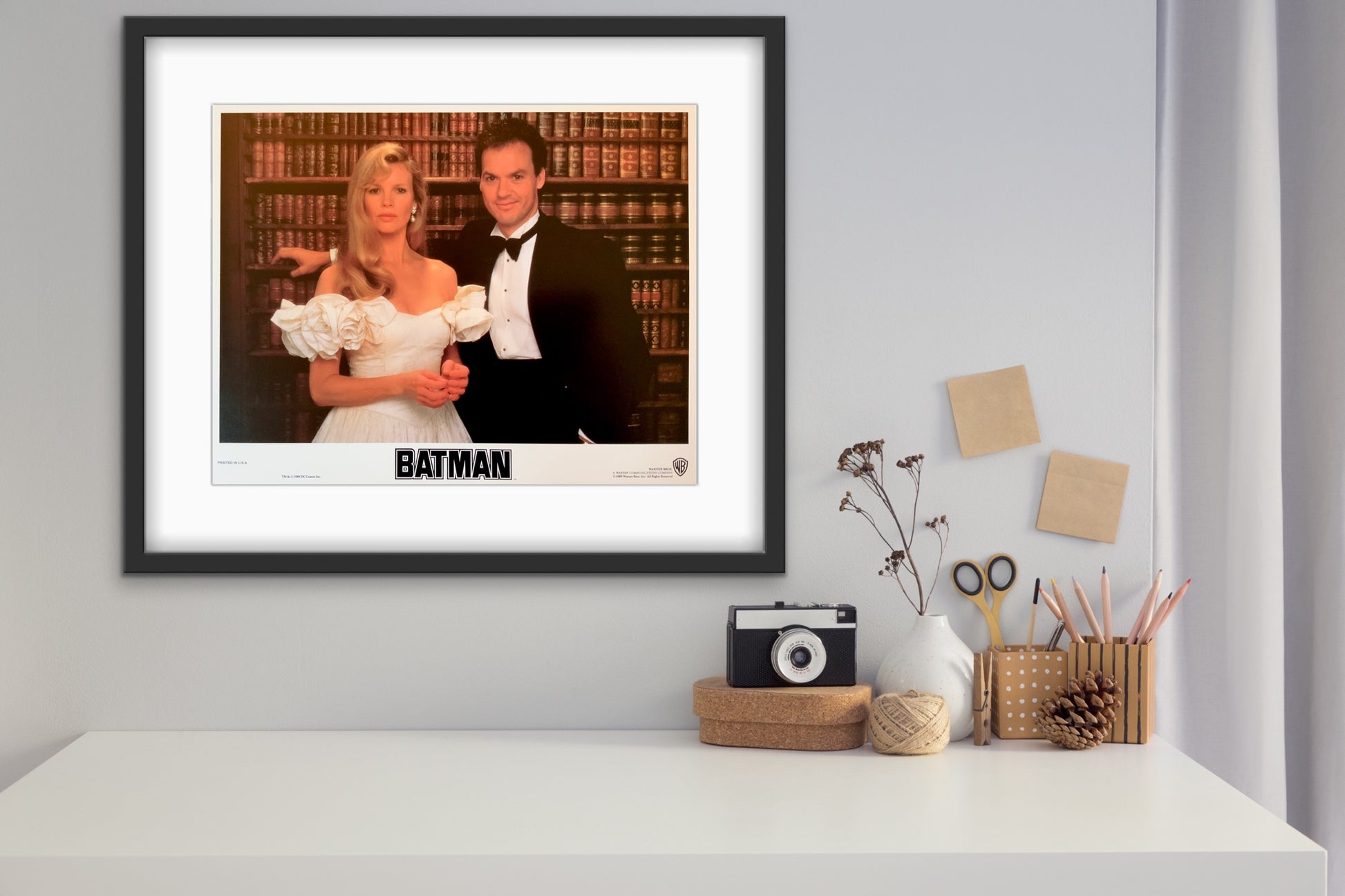 An original 11x14 lobby card for the Tim Burton film The Batman