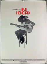 Load image into Gallery viewer, An original movie soundtrack poster for the film A film about Jimi Hendrix