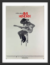 Load image into Gallery viewer, An original movie soundtrack poster for the film A film about Jimi Hendrix