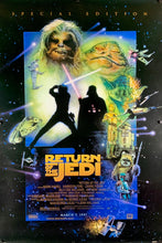 Load image into Gallery viewer, A trio of original Star Wars movie posters with artwork by Drew Struzan