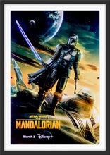Load image into Gallery viewer, An original one sheet poster for the Disney+ Star Wars series The Mandalorian season 3