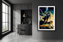 Load image into Gallery viewer, An original one sheet poster for the Disney+ Star Wars series The Mandalorian season 3