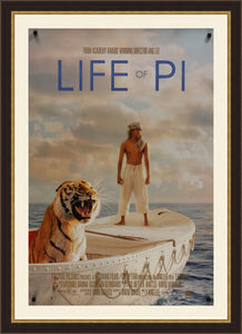 An original movie / film poster for Life of Pi based on the book by Yann Martel