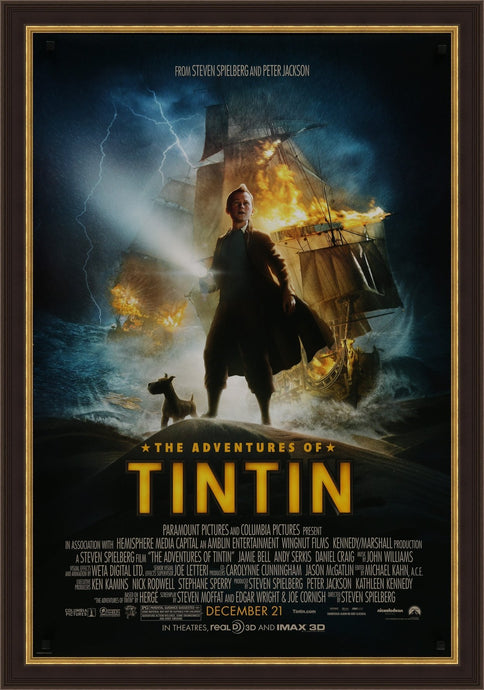 A one sheet movie / film poster for The Adventures of TinTin