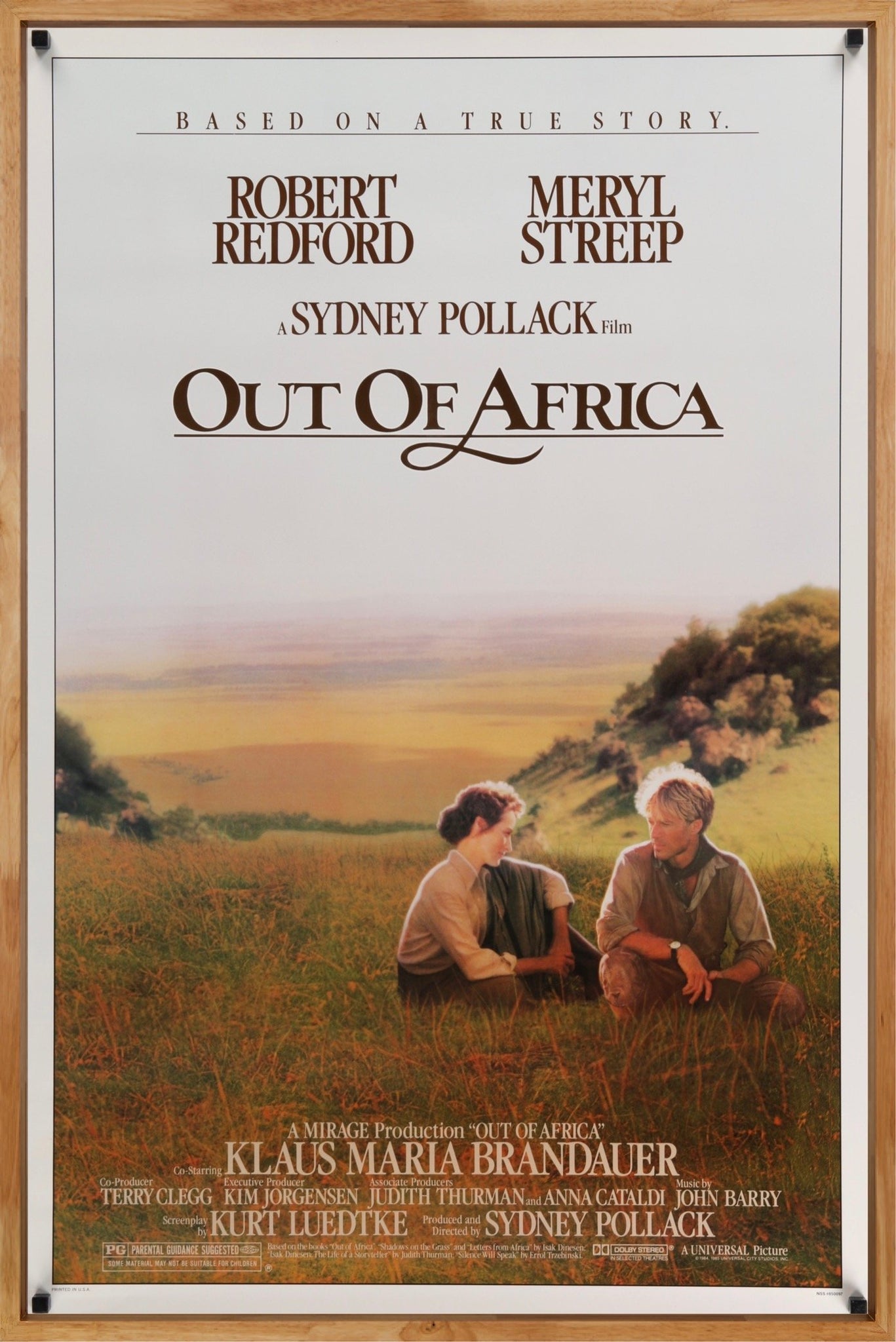 out of africa movie poster