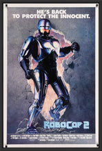 Load image into Gallery viewer, An original movie poster for the film Robocop 2