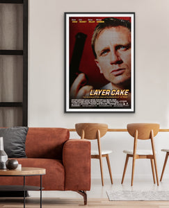 An original movie poster for the Matthew Vaughn crime thriller Layer Cake starring Daniel Craig