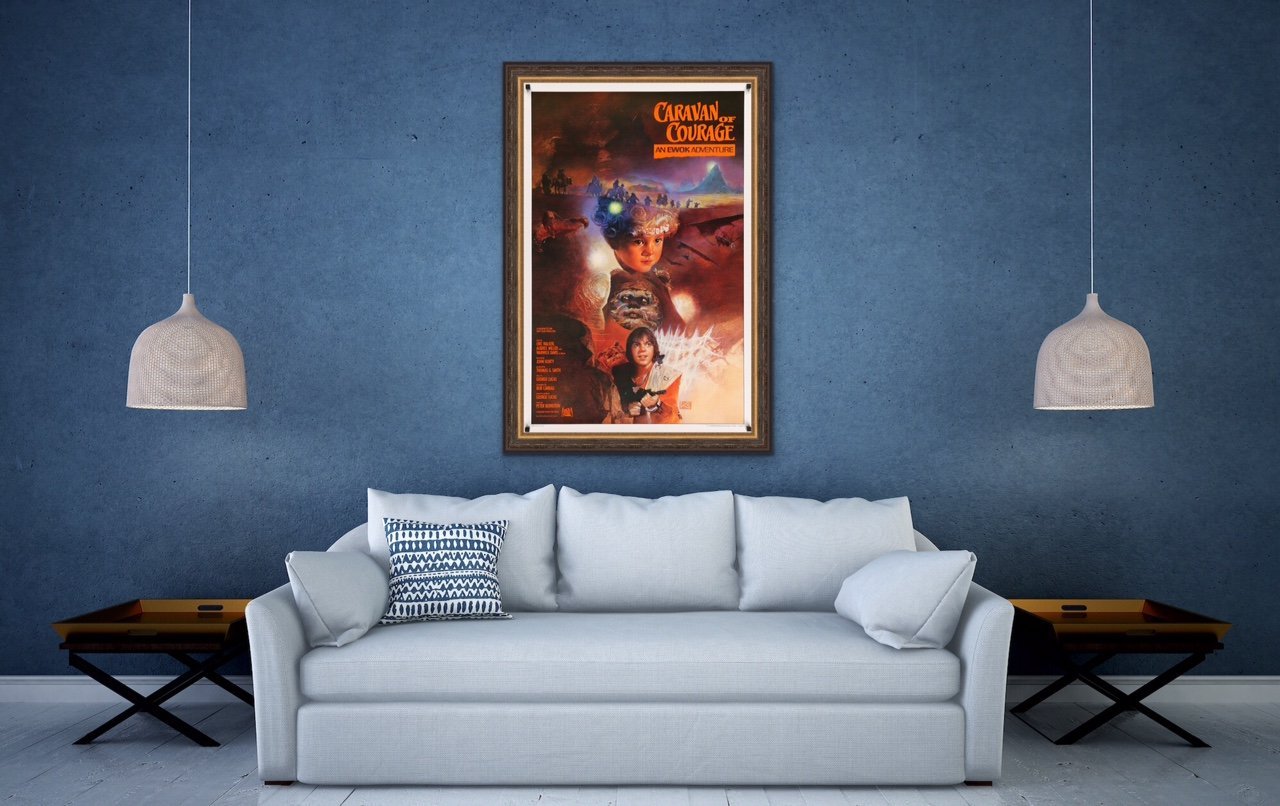 An original movie / film poster for Star Wars - Caravan of Courage