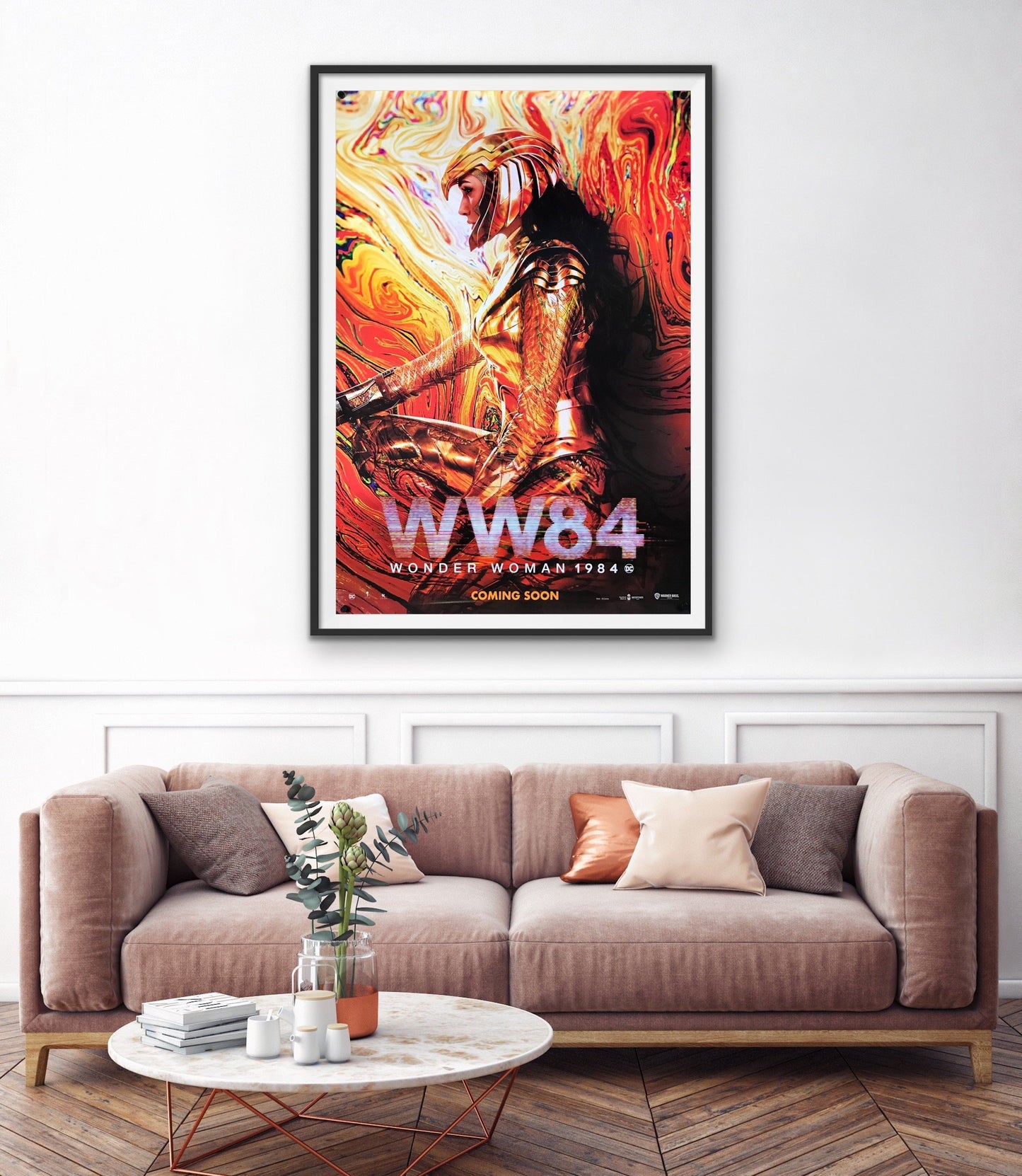 An original movie poster for the film Wonder Woman 1984 (due in 2020)