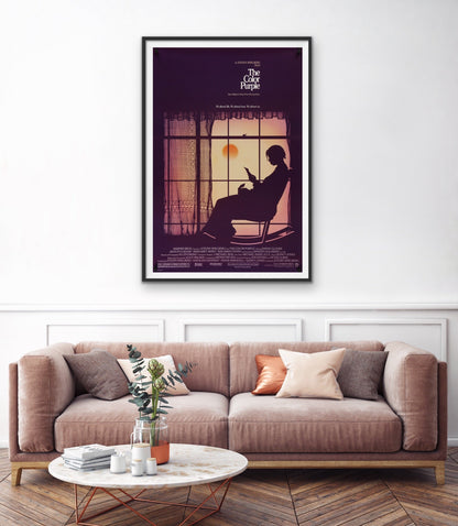An original movie poster for the Steven Spielberg film The Color Purple