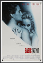 Load image into Gallery viewer, An original movie poster for the film Basic Instinct