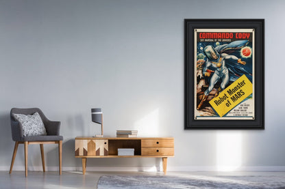 An original one sheet movie poster for Commando Cody - Chapter 7 - Robot Monster of Mars