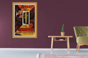 An original movie poster from 1957 for Boris Petroff's film Unearthly