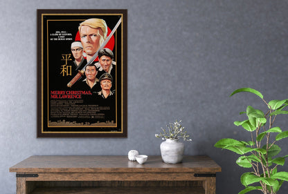 An original movie poster for Merry Christmas Mr Lawrence starring David Bowie