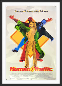An original movie poster for the film Human Traffic