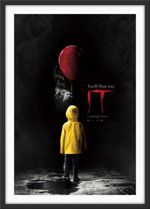 An original movie poster for the horror film IT 2017