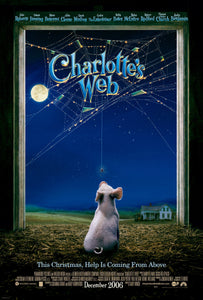 An original movie poster for the film Charlotte's Web