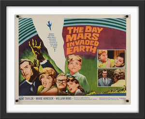 An original movie poster for the film The Day Mars Invaded Earth
