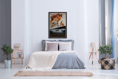 An original movie poster for Titanic