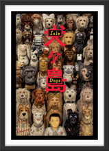 Load image into Gallery viewer, An original movie poster for the Wes Anderson film Isle of Dogs