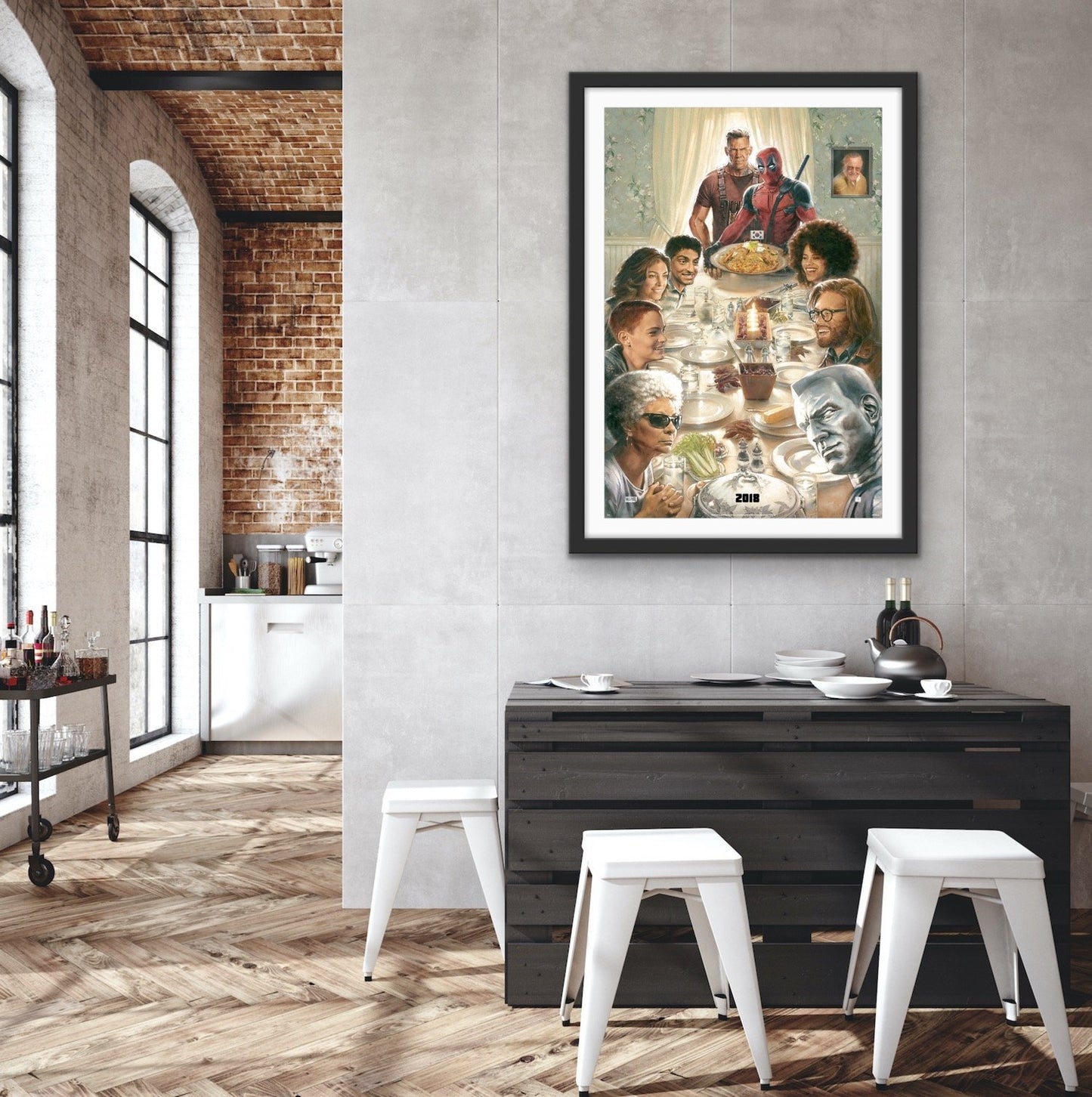 An original movie poster for the film Dead Pool 2 by Steve Chorney