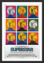 Load image into Gallery viewer, An original movie poster for the film Superstar: The Life and Times of Andy Warhol