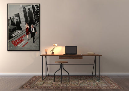 An original movie poster for the film The Adjustment Bureau