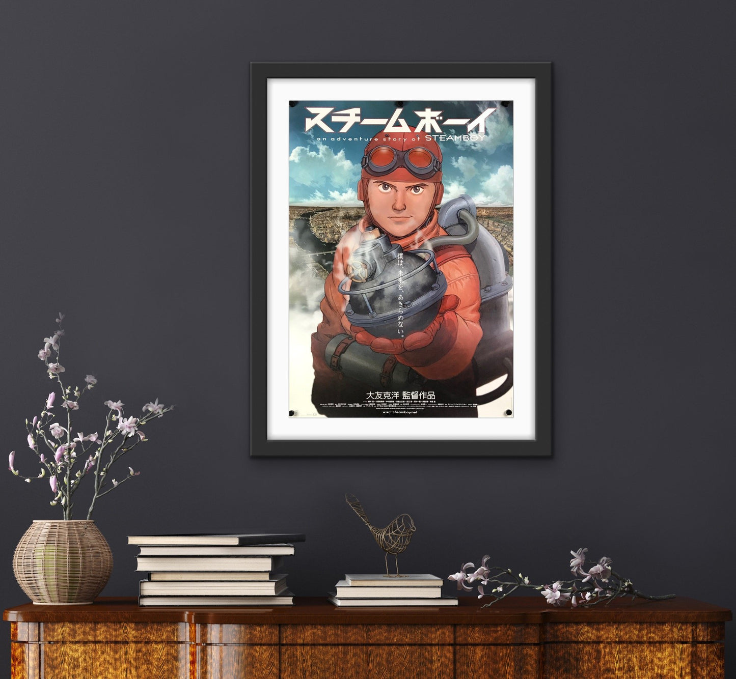 An original Japanese movie poster for the steam punk film Steamboy