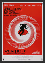 Load image into Gallery viewer, An original Italian re-release poster for the Alfred Hitchcock film Vertigo