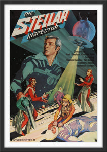 An original movie poster for the Russian sci-fi film The Stellar Inspector