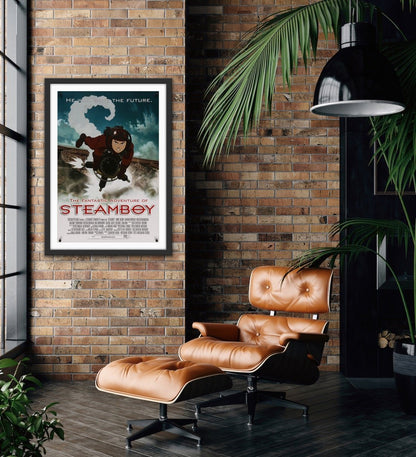 An original movie poster for the animated film Steamboy