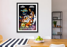 Load image into Gallery viewer, An original movie poster for the Michael Jordan and Bugs Bunny film Space Jam