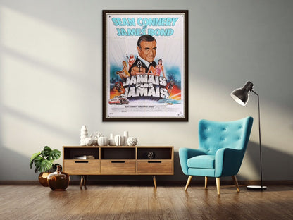 A guaranteed original movie poster for the James Bond film Never Say Never Again