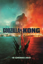 Load image into Gallery viewer, An original movie poster for the film Godzilla vs Kong - 2021