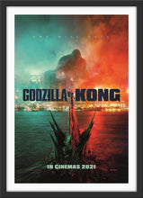 Load image into Gallery viewer, An original movie poster for the film Godzilla vs Kong - 2021