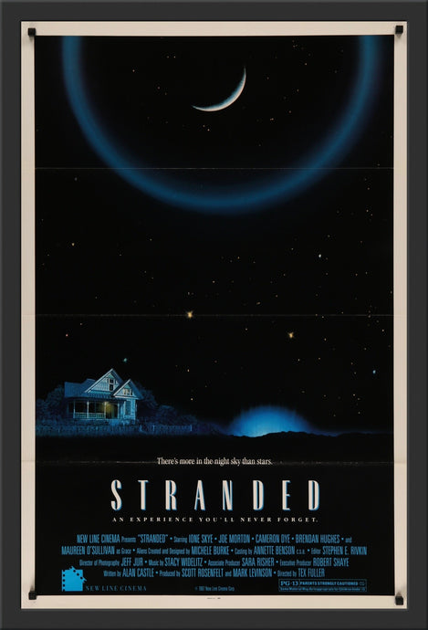 An original movie poster for the film Stranded