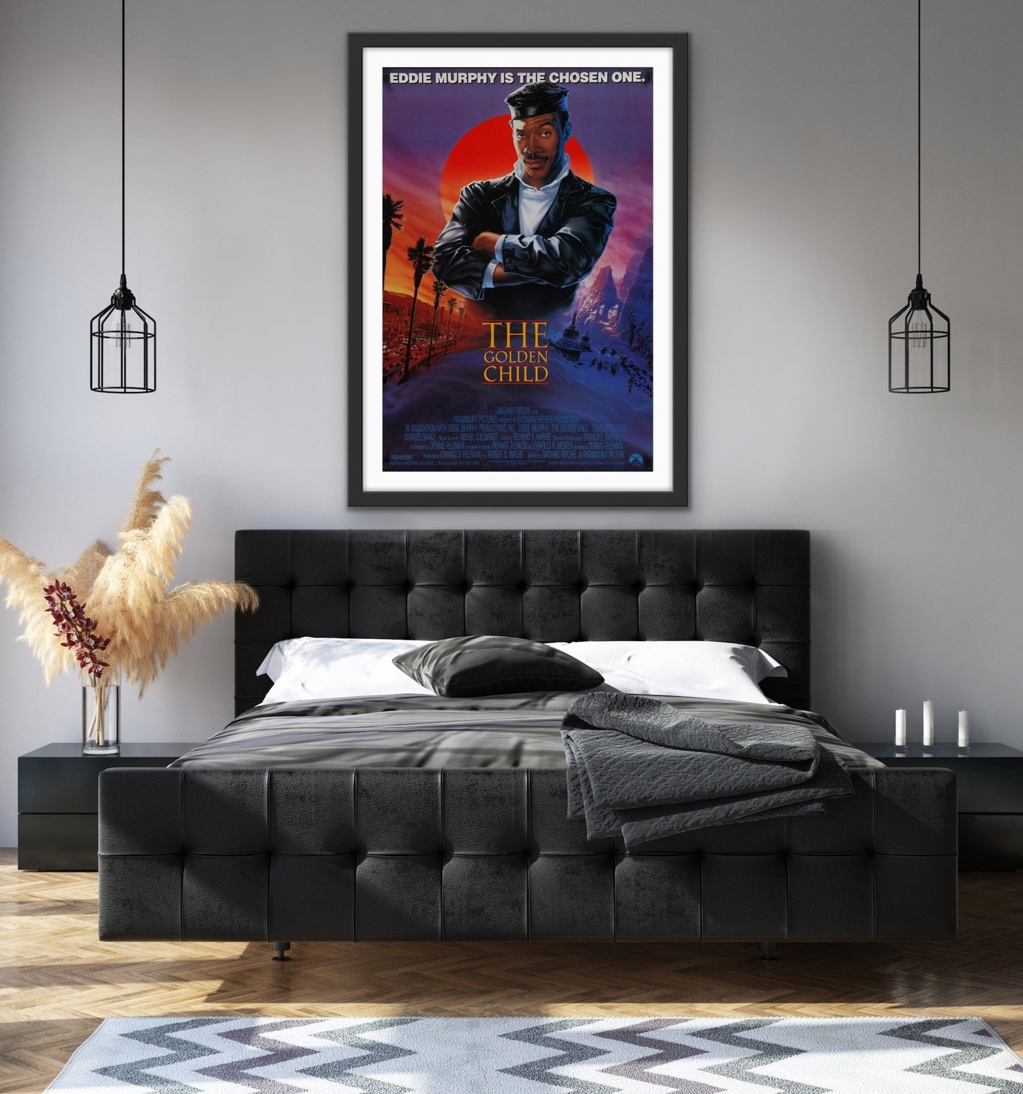An original movie poster for the Eddie Murphy film The Golden Child