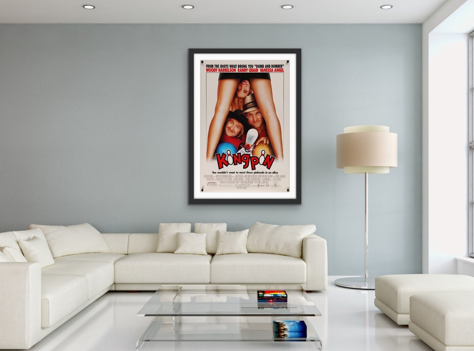 An original movie poster for the Farrelly Brothers comedy film Kingpin