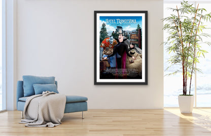 An original movie poster for the animated film Hotel Transylvania