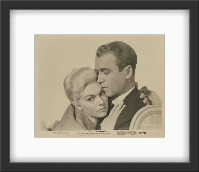 An original theatrical still from the Alfred Hitchcock film Vertigo