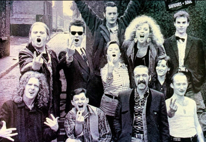 An original movie poster for the film The Commitments