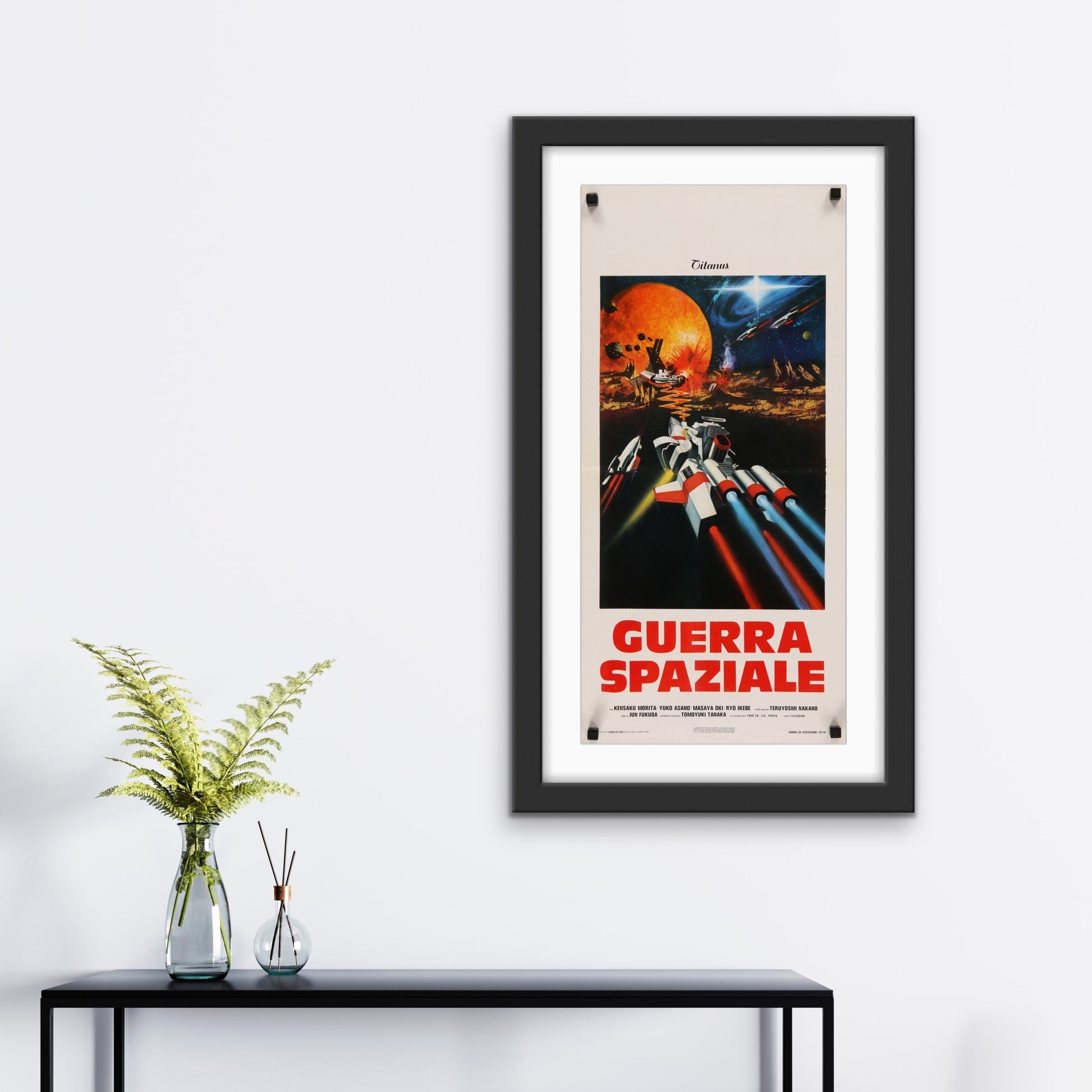 An original Italian movie poster for the film War In Space (Guerra Spaziale)