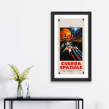 An original Italian movie poster for the film War In Space (Guerra Spaziale)