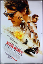 Load image into Gallery viewer, An original movie poster of the film Mission Impossible Rogue Nation