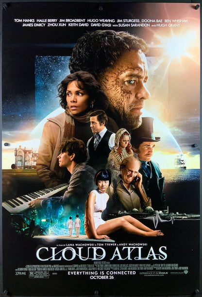 An original movie poster for the film Cloud Atlas