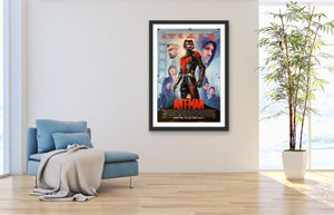 An original movie poster for the Marvel film Ant Man