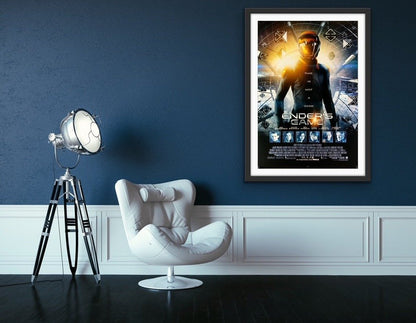 An original movie poster for the film Ender's Game