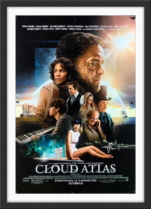 An original movie poster for the film Cloud Atlas